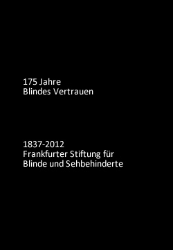 Cover Jubil&auml;umsschrift